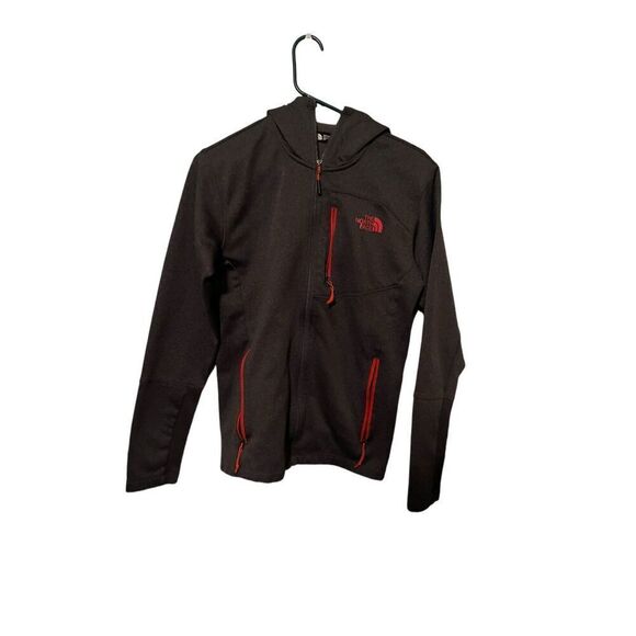 The North Face Mens Black Full-Zip Hooded Jacket Size Small Petite - Picture 1 of 9